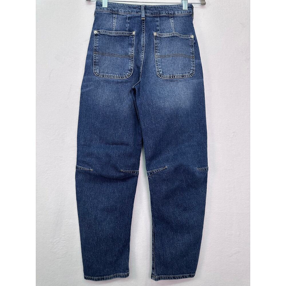 Pilcro Anthropologie High Rise Tapered Boyfriend Jeans Size 25 Medium Wash Denim - Picture 3 of 11